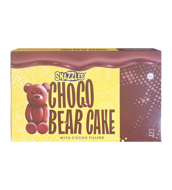 Snazzles Choco Bear Cake Ciastka 4szt 160g
