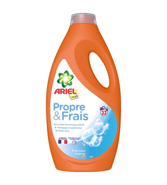 Ariel Propre & Frais Fraicheur Intens Gel 33p 1,4L