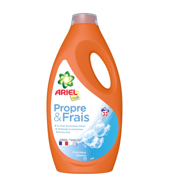 Ariel Propre & Frais Fraicheur Intens Gel 33p 1,4L