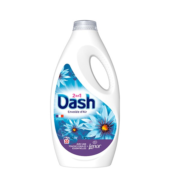 Dash 2en1 Envolee d'Air Gel 55p 2,4L