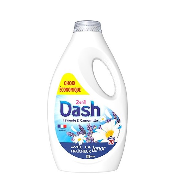 Dash 2en1 Lavande & Camomille Gel 70p 3,1L