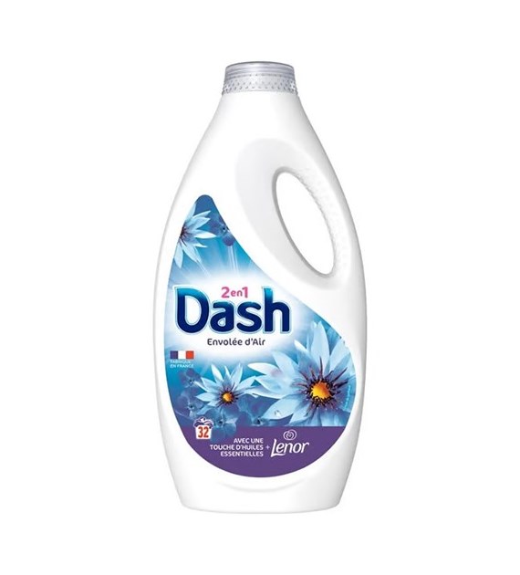 Dash 2en1 Envolee d'Air Gel 32p 1,4L