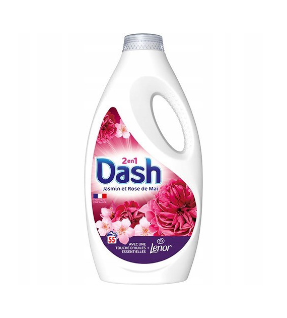 Dash 2en1 Jasmin & Rose de Mai Gel 55p 2,4L