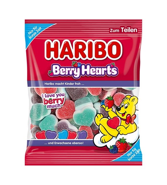 Haribo Berry Hearts 160g