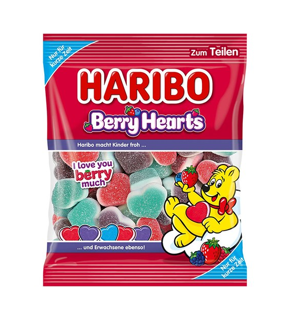 Haribo Berry Hearts 160g