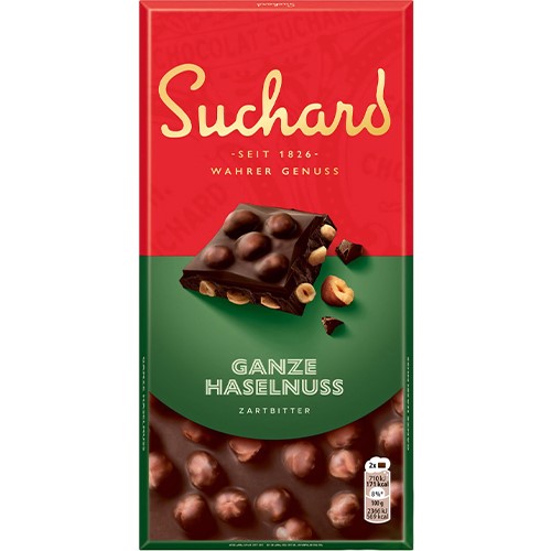Suchard Ganze Haselnuss Zartbitter Czekolada 180g