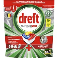 Dreft Platinum Plus All in One Citron 19szt 295g