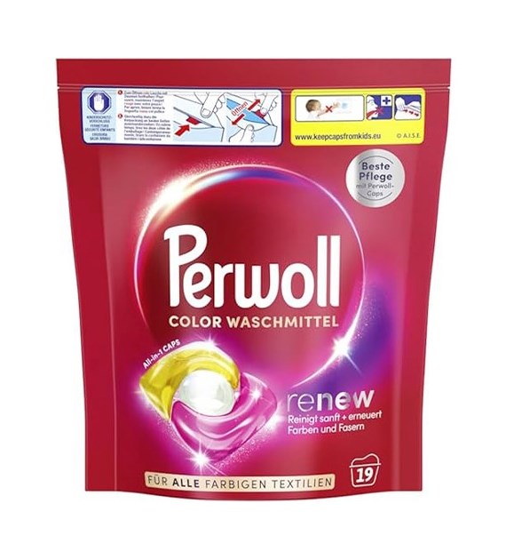 Perwoll Renew Color Caps 19p 256,5g