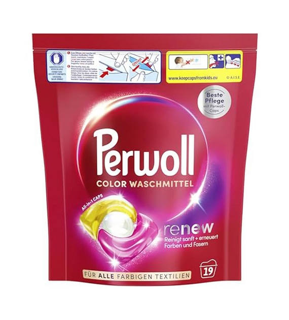 Perwoll Renew Color Caps 19p 256,5g