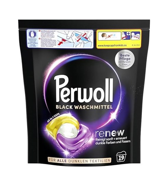 Perwoll Renew Black Caps 19p 256,5g