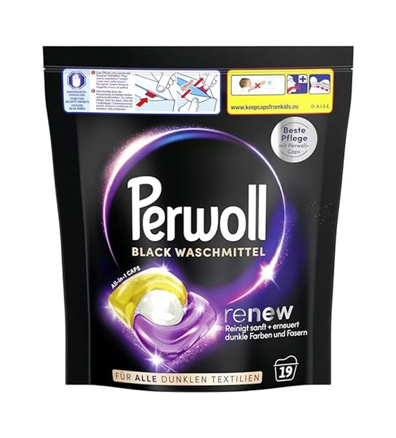 Perwoll Renew Black Caps 19p 256,5g
