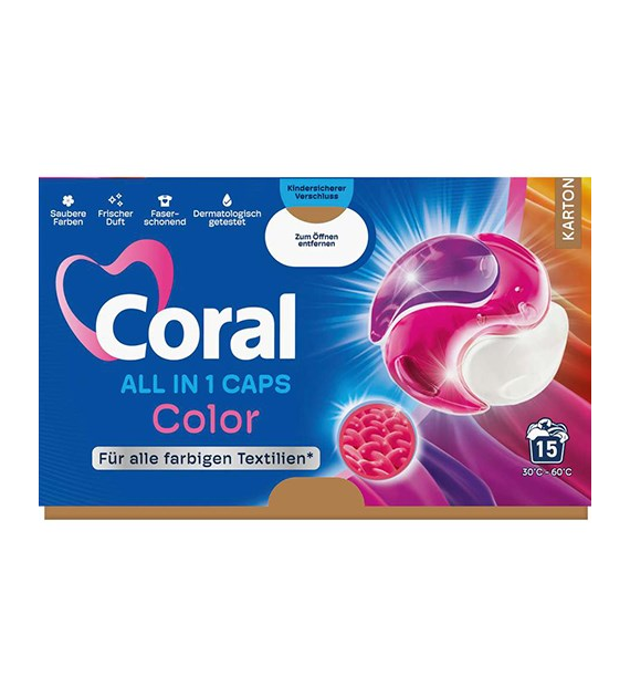 Coral All in 1 Caps Color 15p 259g