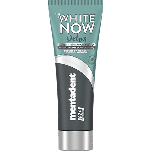 Mentadent White Now Detox Aktivkohle Pasta 75ml