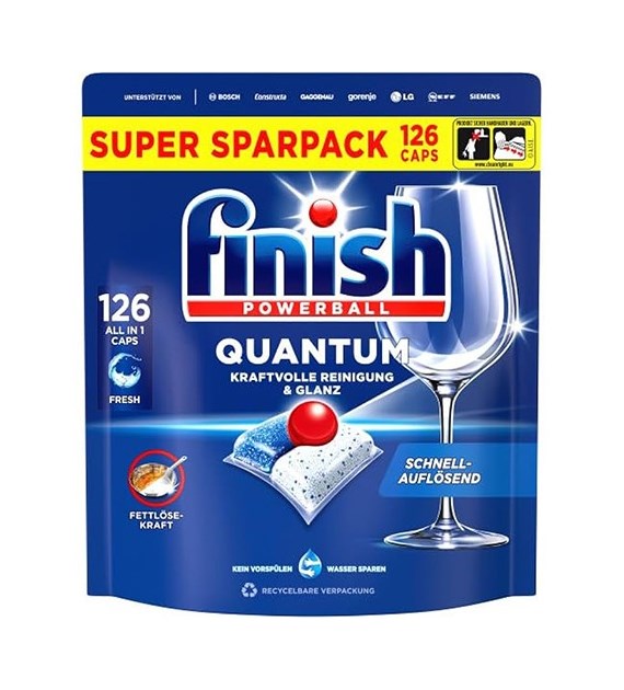 Finish Powerball Quantum Fresh 126szt 1,3kg