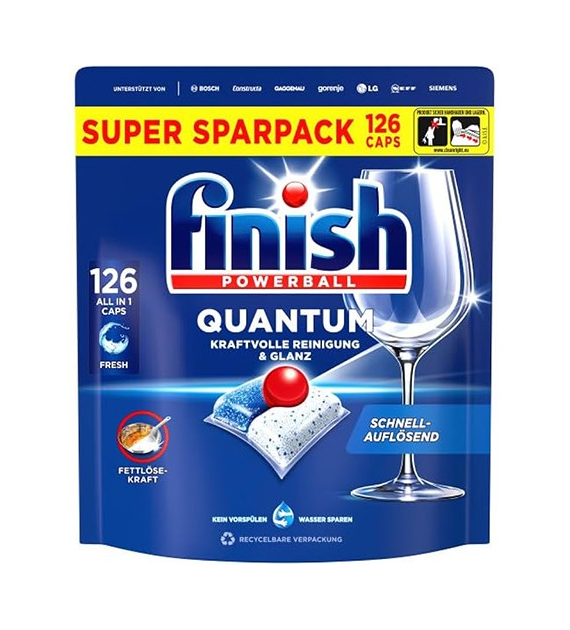 Finish Powerball Quantum Fresh 126szt 1,3kg