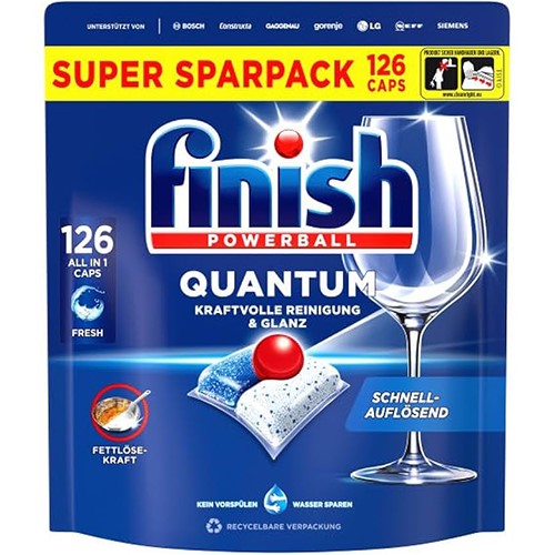 Finish Powerball Quantum Fresh 126szt 1,3kg
