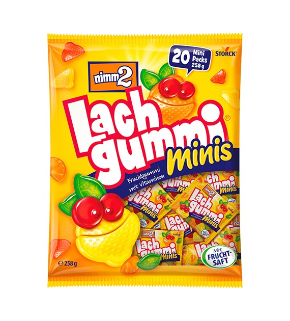 Nimm2 Lach Gummi Minis 258g