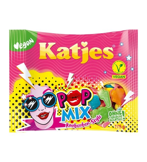 Katjes Pop Mix Kaubonbon Style Vegan Żelki 175g