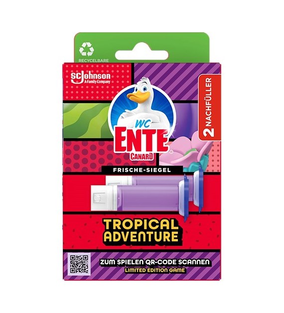 WC Ente Frische Siegel Tropical Adven Zapas 2x36ml