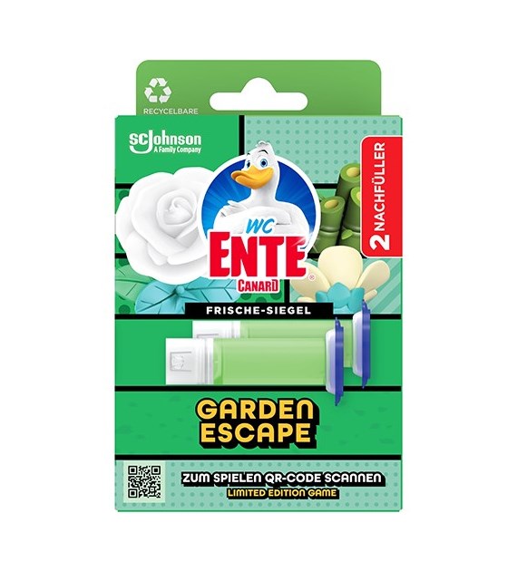 WC Ente Frische Siegel Garden Escape Zapas 2x36ml