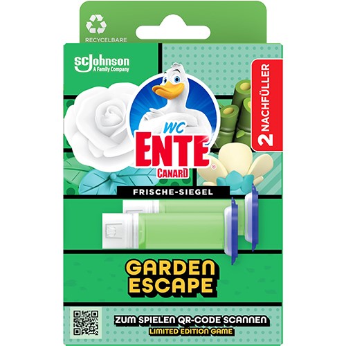 WC Ente Frische Siegel Garden Escape Zapas 2x36ml