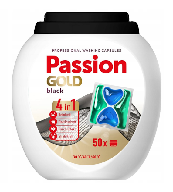 Passion Gold 4in1 Black Caps 50p 900g