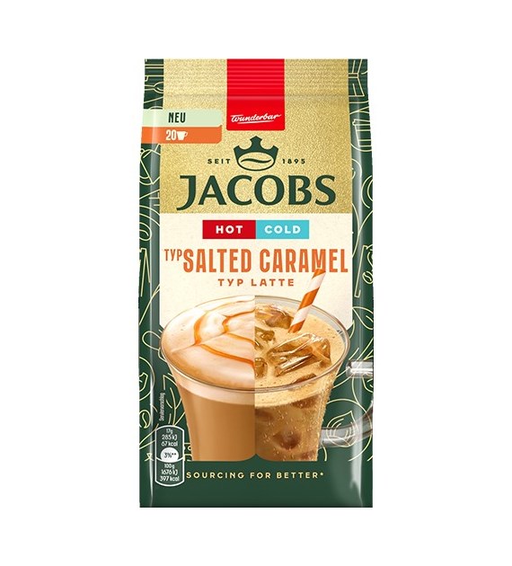 Jacobs Instant Latte Hot Cold Salted Caramel 340g