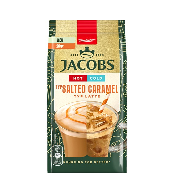 Jacobs Instant Latte Hot Cold Salted Caramel 340g