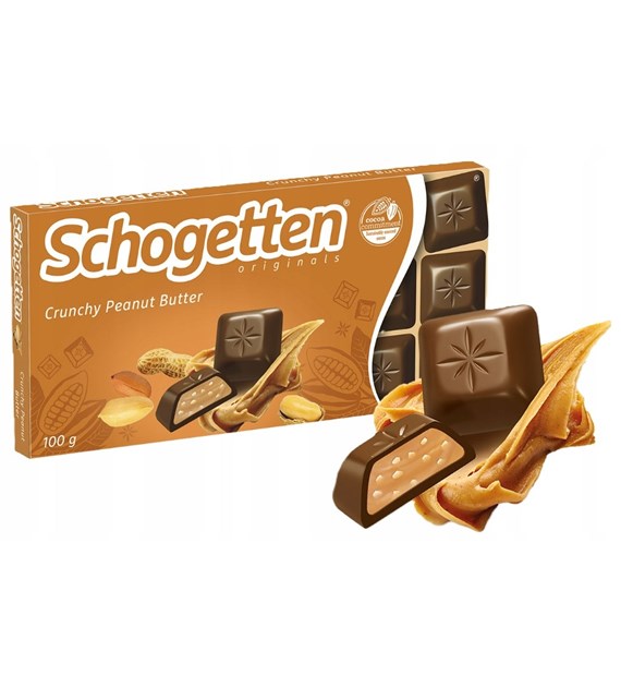 Schogetten Crunchy Peanut Butter Czekolada 100g