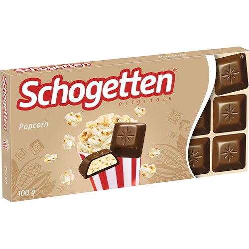 Schogetten Popcorn Czekolada 100g
