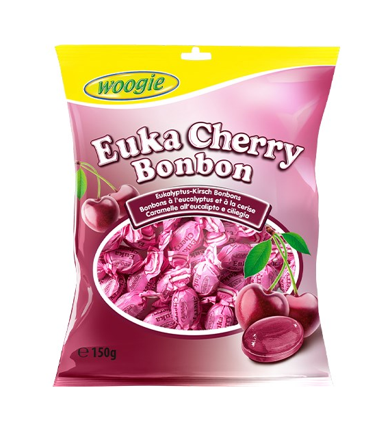 Woogie Euka Cherry Bonbon Cukierki 150g