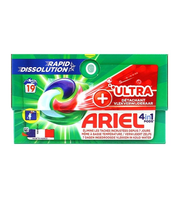 Ariel 4in1 Pods Ultra Detachant 19p 488g