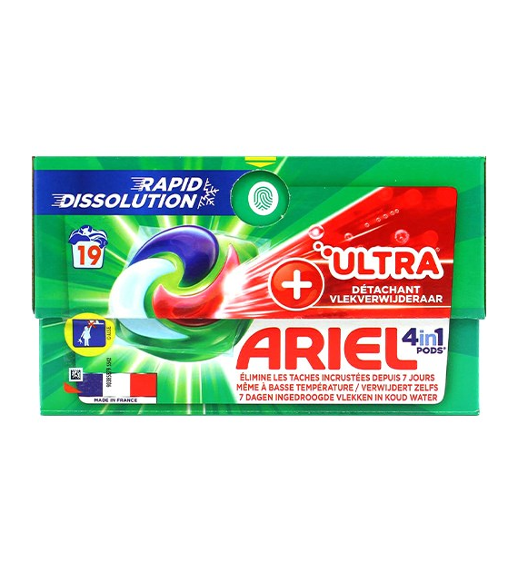 Ariel 4in1 Pods Ultra Detachant 19p 488g