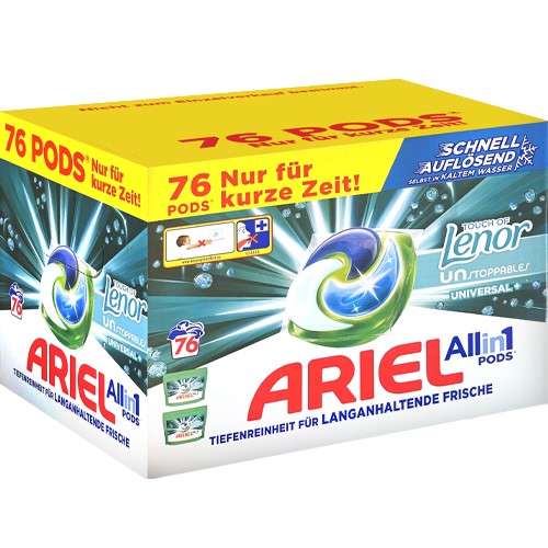 Ariel All in 1 Pods Universal+ Lenor 76p 1,7kg