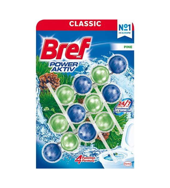 Bref Power Aktiv Pine WC Zawieszka 3x50g