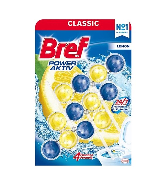 Bref Power Aktiv Lemon WC Zawieszka 3x50g