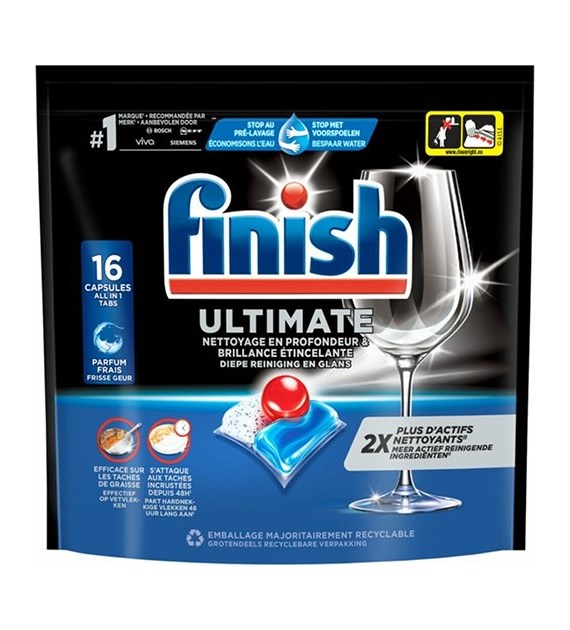 Finish Powerball Ultimate Fresh 16szt 206g