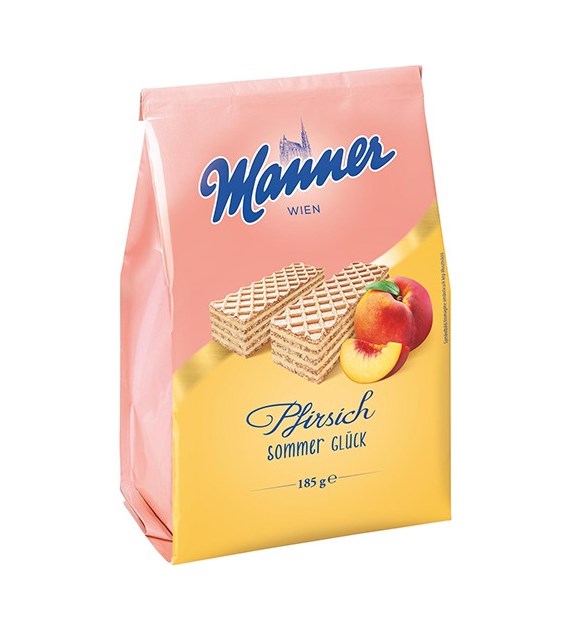 Manner Pfirsich Sommergluck Wafelki 185g