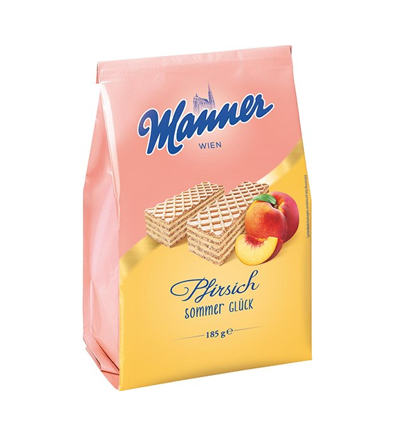 Manner Pfirsich Sommergluck Wafelki 185g