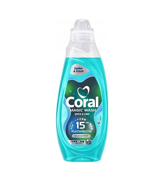 Coral Magic Wash Quick & Care Universal 21p 840ml