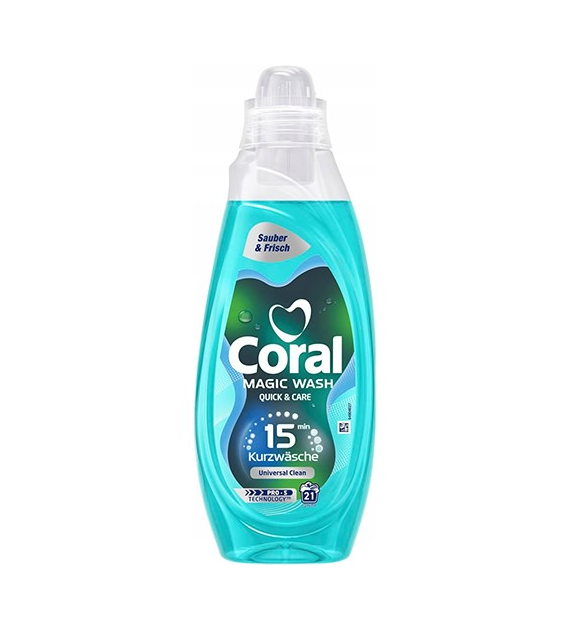 Coral Magic Wash Quick & Care Universal 21p 840ml
