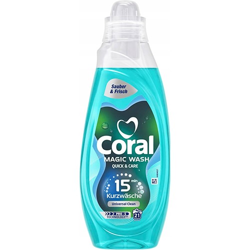Coral Magic Wash Quick & Care Universal 21p 840ml