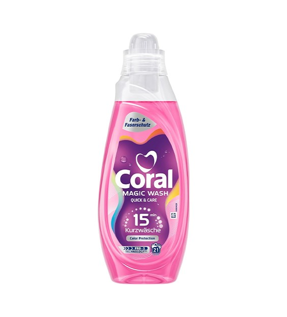 Coral Magic Wash Quick & Care Color 21p 840ml