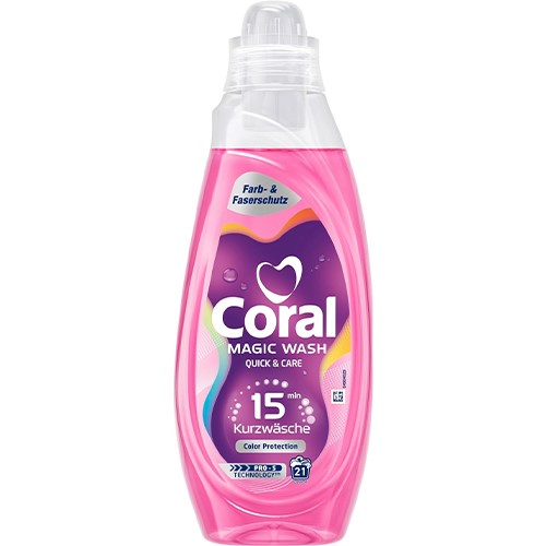 Coral Magic Wash Quick & Care Color 21p 840ml