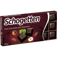 Schogetten Dark Chocolate with Hazelnuts Czek 100g