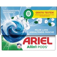Ariel All in 1 Pods Universal+ Baumwoll 15p 316g
