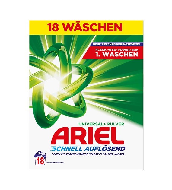 Ariel Universal+ Proszek 18p 990g