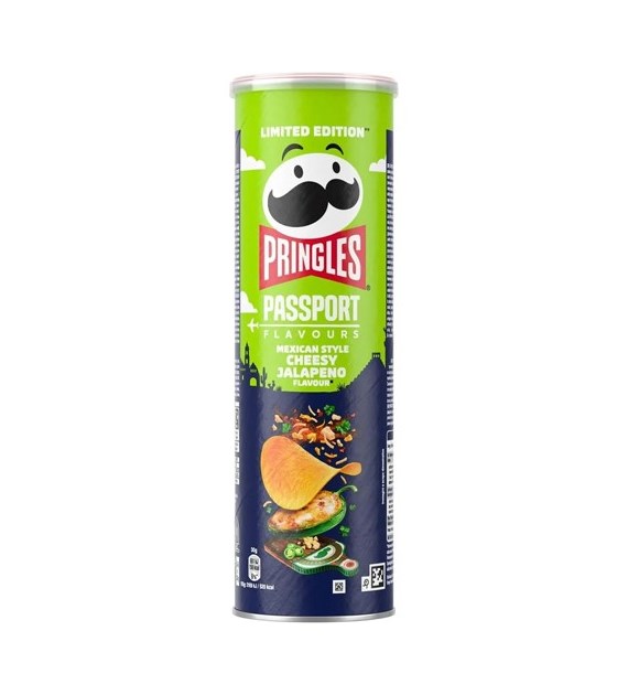 Pringles Passport Mexican Cheesy Jalapeno 165g