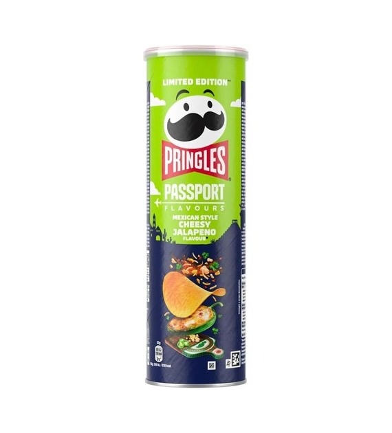 Pringles Passport Mexican Cheesy Jalapeno 165g