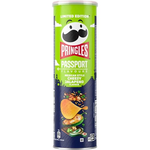 Pringles Passport Mexican Cheesy Jalapeno 165g